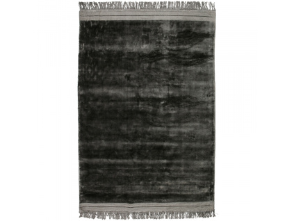 Antracitově šedý sametový koberec Lord 170 x 240 cm