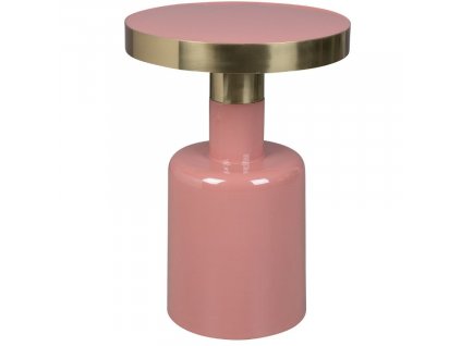 Růžový kovový odkládací stolek ZUIVER GLAM 36 cm848x848 (2)