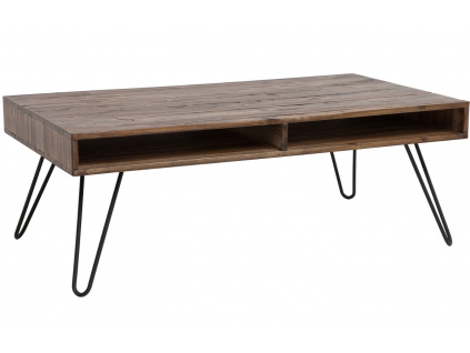 Masivní akátový konferenční stolek Remus 110x60 cm