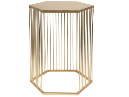 Zlatý kovový odkládací stolek ZUIVER QUEENBEE 40,5 x 35,5 cm848x848 (4)