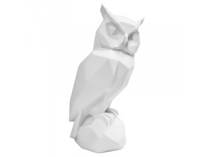 Bílá dekorativní soška Origami Owl