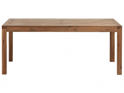 Hnědý dubový rozkládací jídelní stůl Kave Home Briva 200-280 x 100 cm