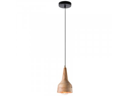 Dřevěné závěsné světlo Kave Home Allie 18,5 cm