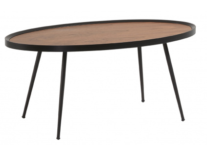 Ořechový konferenční stolek Kave Home Kinsley 102 x 56 cm