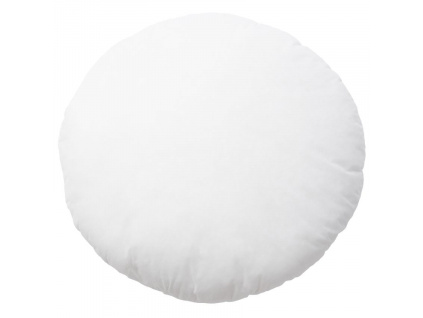 Bílá kulatá polyesterová výplň do polštáře Kave Home Fluff 45 cm