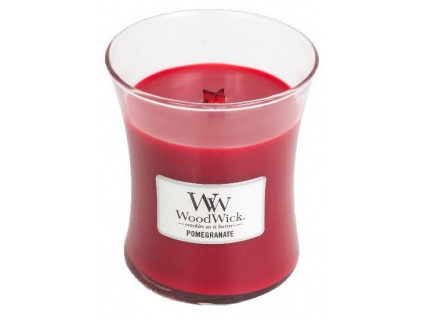 Střední vonná svíčka WoodWick, Pomegranate