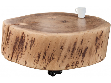 Masivní akátový konferenční stolek Barstow 60 cm