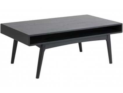 Černý dubový konferenční stolek Aiko 130 x 70 cm