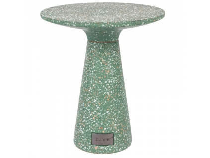 Zelený terrazzo odkládací stolek ZUIVER VICTORIA 41 cm848x848