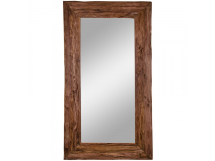 Masivní dřevěné závěsné zrcadlo Grane 101 x 180 cm