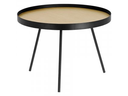 Dřevěný kulatý konferenční stolek Kave HomeNenet 84 cm