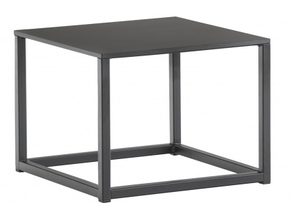 Černý kovový konferenční stolek Code 40x40 cm