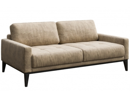 Béžová dvoumístná látková pohovka MESONICA Musso Tufted 173 cm