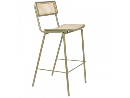 Zelená ratanová barová židle ZUIVER JORT 77,5 cm848x848 (7)