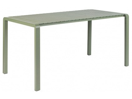 Zelený kovový zahradní jídelní stůl ZUIVER VONDEL 168,5 X 87 cm