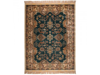 Hnědý koberec s dekorativními vzory WLL Raz 160x230 cm