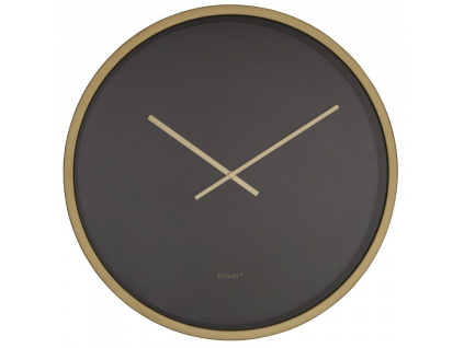 Nástěnné černo zlaté minimalistické hodiny ZUIVER BANDIT848x848 (2)