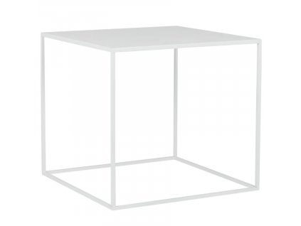 Bílý kovový konferenční stolek Moreno 50 x 50 cm848x848