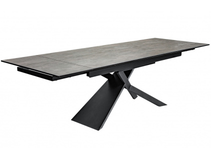 Keramický rozkládací jídelní stůl Marimor 180-260 cm x 90 cm imitace betonu