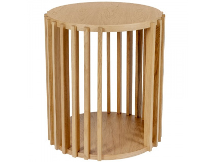 Dubový kulatý konferenční stolek Woodman Drum Ø 53 cm848x848