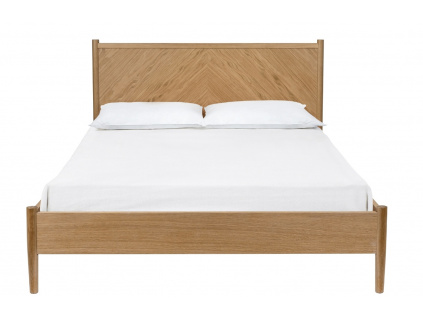 Dubová postel Woodman Farsta Angle 180 x 200 cm