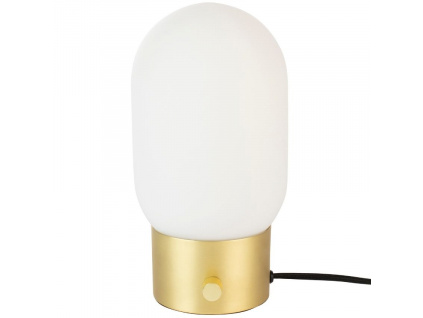 Bílo zlatá skleněná stolní lampa ZUIVER URBAN848x848