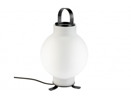 Bílá skleněná stolní lampa ZUIVER NOMAD