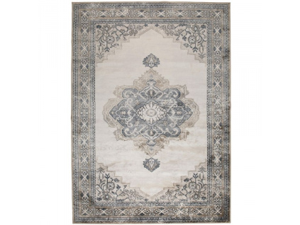 Šedý koberec s orientálními vzory DUTCHBONE Mahal 170x240 cm