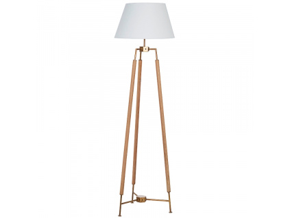 Dubová stojací lampa Bizzotto Elinor 166 cm