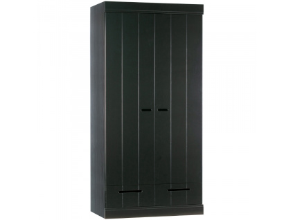Černá dřevěná skříň Ernie 94 x 53 cm