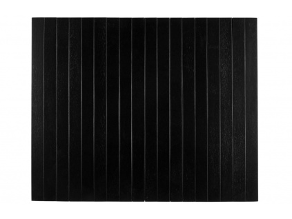 Černá dubová odkládací podložka na područku pohovky Wonda 45 x 36 cm