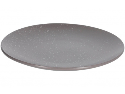 Tmavě šedý keramický talíř Kave Home Aratani Ø 27 cm