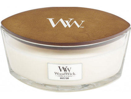 Vonná svíčka WoodWick loď, White Teak