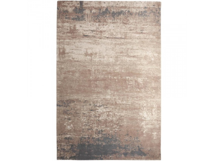Šedo hnědý bavlněný koberec Charlize 240 x 350 cm
