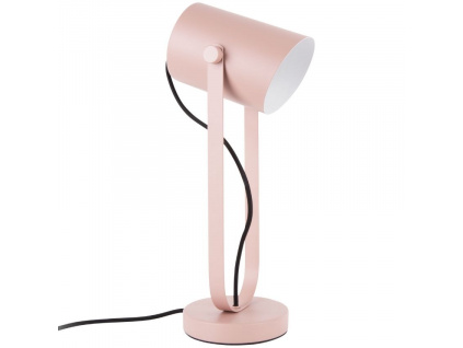 Matně růžová stolní lampa Lurrie