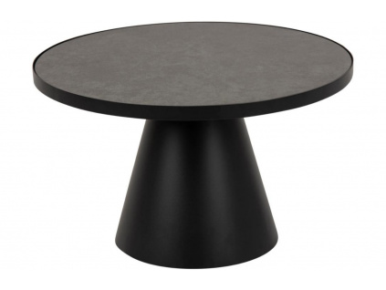 Černý keramický konferenční stolek Sandro 65,7 cm