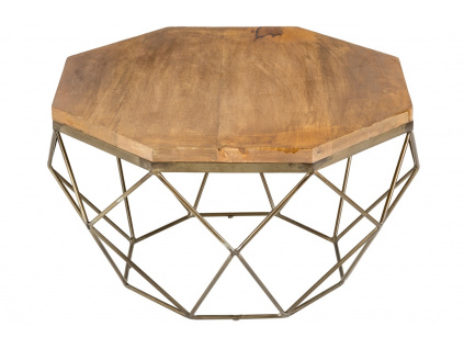 Masivní mangový konferenční stolek Centurio 69 cm