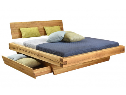 Masivní dubová postel Matteo 160 x 200 cm