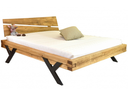Masivní dubová postel Way 180 x 200 cm