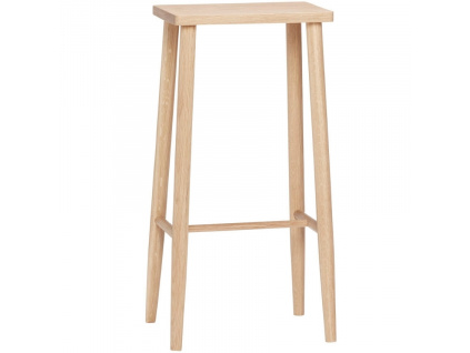 Dubová barová židle Hübsch Folk 72 cm