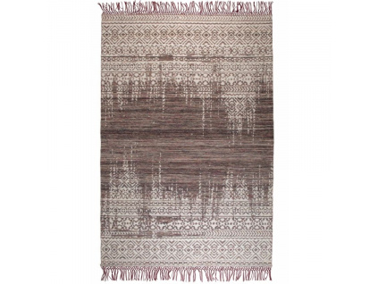 Ručně tkaný bordový koberec WLL LIV 170 x 240 cm