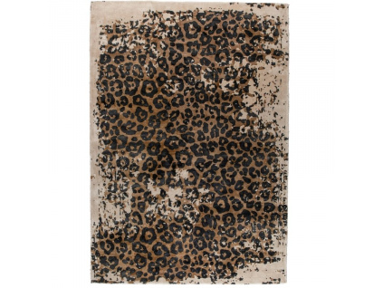 Ručně tkaný koberec DUTCHBONE SATWA 200 x 300 cm s leopardím vzorem