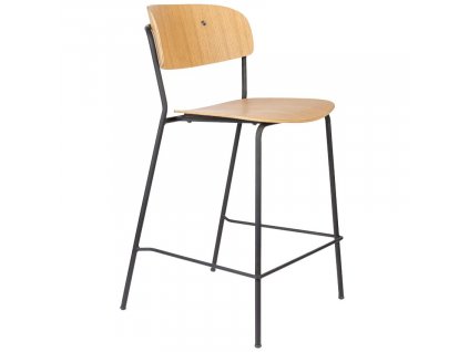 Dřevěná barová židle WLL Jolien 65 cm
