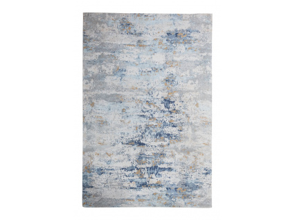 Modro šedý bavlněný koberec Charlize 240 x 350 cm