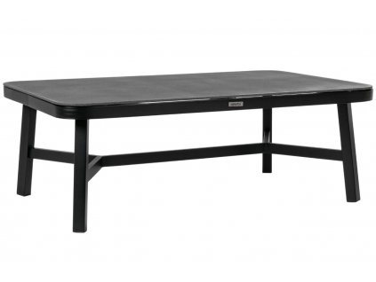 Šedo-černý skleněný konferenční stolek Bizzotto Makatea 120 x 75 cm