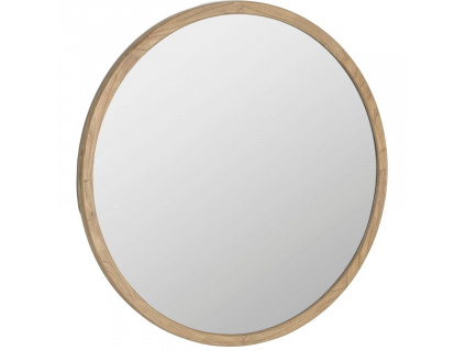 Dřevěné závěsné zrcadlo Kave Home Alum 100 cm