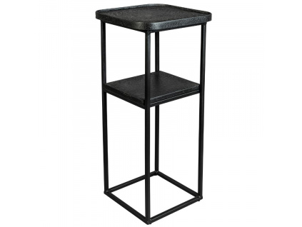 Černý kovový odkládací stolek DUTCHBONE WINSTON 35 cm