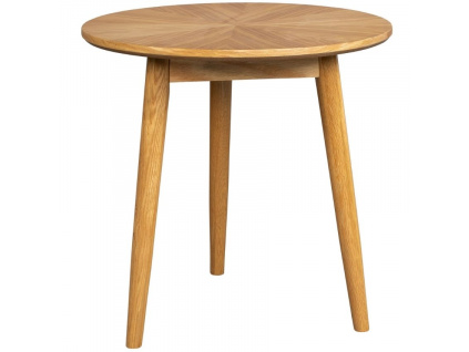 Dubový odkládací stolek WLL FABIO 50 cm