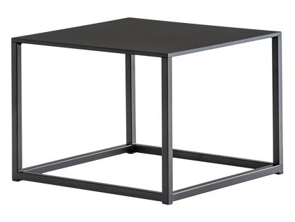 Černý kovový konferenční stolek Code 50x50 cm
