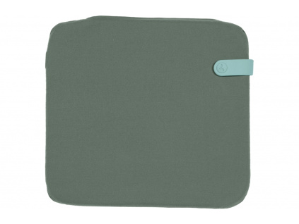 Zelený látkový podsedák na židle Fermob Color Mix 41 x 38 cm